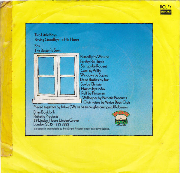 Splodgenessabounds : Two Little Boys (7")