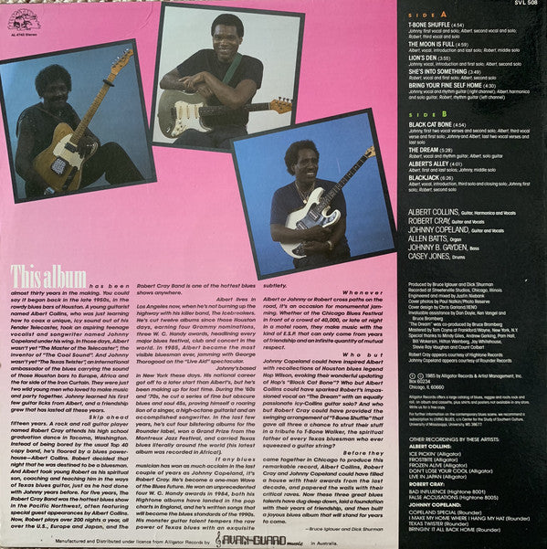 Albert Collins / Robert Cray / Johnny Copeland : Showdown! (LP, Album)