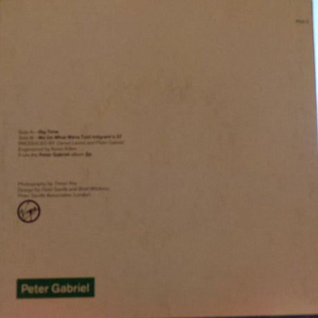 Peter Gabriel : Big Time (7", Single)