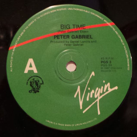 Peter Gabriel : Big Time (7", Single)