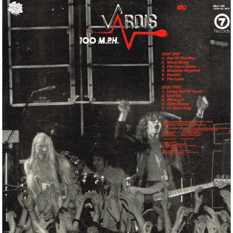Vardis : 100 M.P.H. (LP, Album)