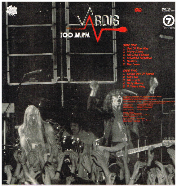 Vardis : 100 M.P.H. (LP, Album)