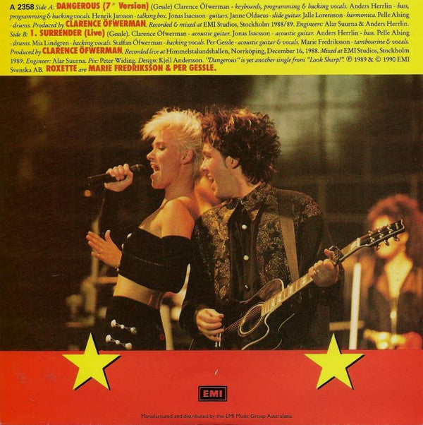 Roxette : Dangerous (7", Single)