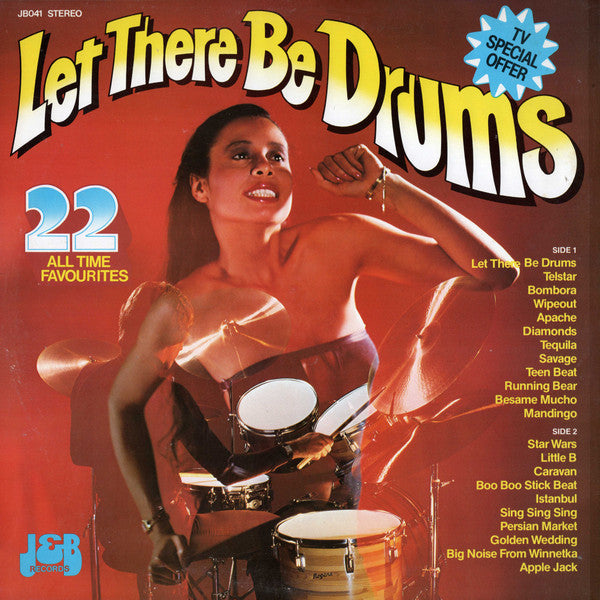 Unknown Artist : Let There Be Drums (LP, Comp)