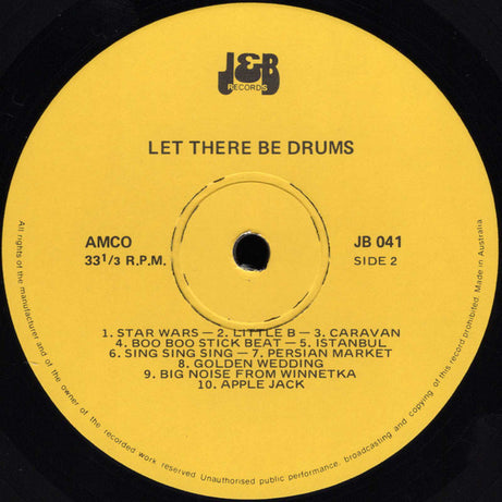 Unknown Artist : Let There Be Drums (LP, Comp)