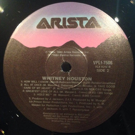 Whitney Houston : Whitney Houston (LP, Album)