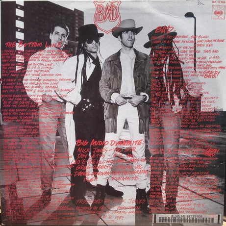 Big Audio Dynamite : The Bottom Line (12", Single)