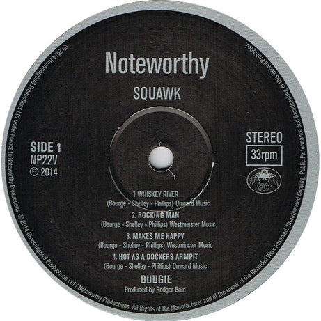 Budgie : Squawk (LP, Album, RE)