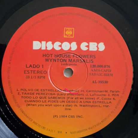 Wynton Marsalis : Hot House Flowers (LP, Album)