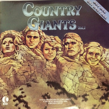 Various : Country Giants Vol. 1 (LP, Comp)