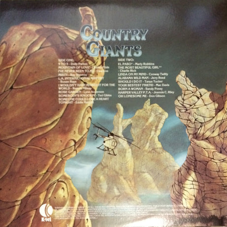 Various : Country Giants Vol. 1 (LP, Comp)