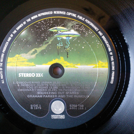 Graham Parker & The Rumour* : Squeezing Out Sparks (LP, Album)