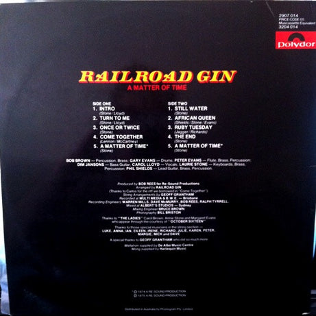 Railroad Gin : A Matter Of Time (LP, Gat)