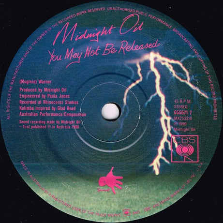 Midnight Oil : Blue Sky Mine (7")