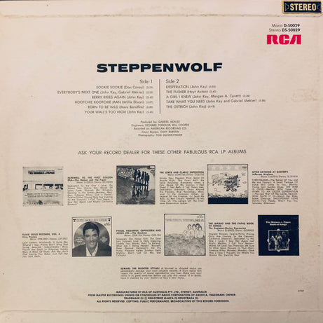 Steppenwolf : Steppenwolf (LP, Album)