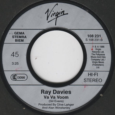 Ray Davies / Gil Evans And His Orchestra : Quiet Life / Va Va Voom (7", Single)