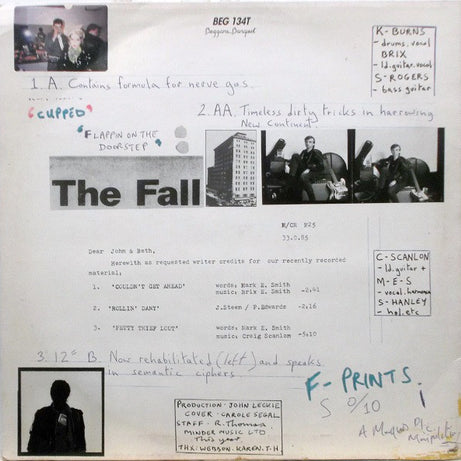 The Fall : Couldn't Get Ahead / Rollin' Dany (12", Single)