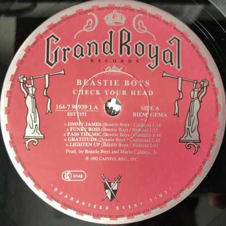 Beastie Boys : Check Your Head  (2xLP, Album, Gat)