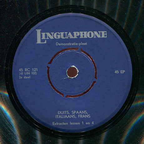 No Artist : Linguaphone Demonstratie-Plaat (7", EP)