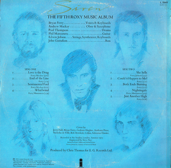 Roxy Music : Siren (LP, Album)