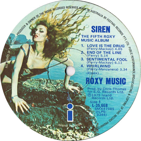 Roxy Music : Siren (LP, Album)