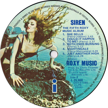 Roxy Music : Siren (LP, Album)
