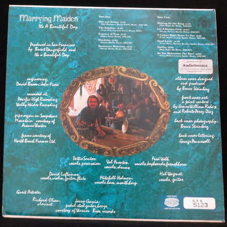 It's A Beautiful Day : Marrying Maiden (LP, Album, Ltd, Num, RE)