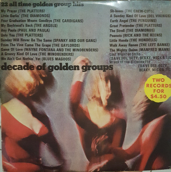 Various : Decade Of Golden Groups (2xLP, Comp)