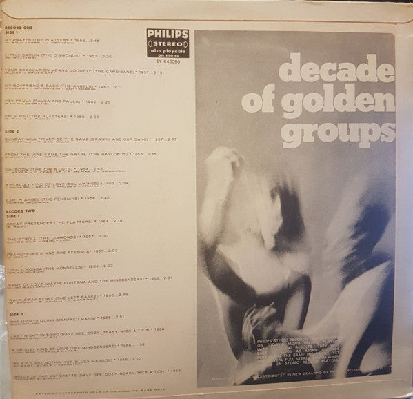 Various : Decade Of Golden Groups (2xLP, Comp)