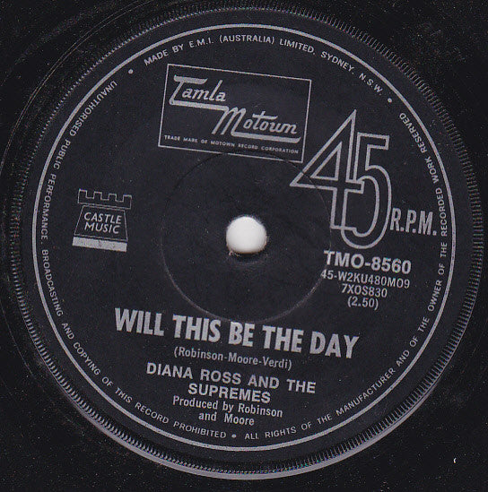 Diana Ross And The Supremes* : Love Child  (7", Mono, 3rd)