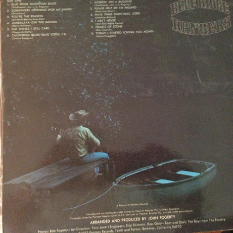 Blue Ridge Rangers : Blue Ridge Rangers (LP, Album)