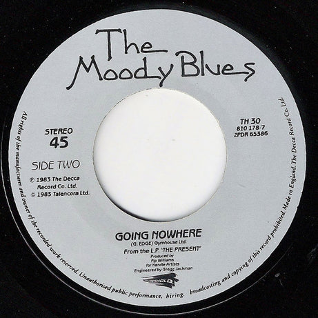 The Moody Blues : Blue World (7", Single)