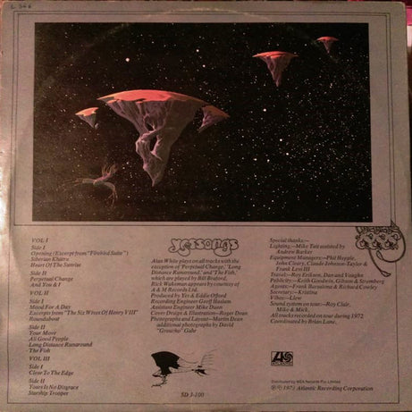 Yes : Yessongs (3xLP, Album, Con)