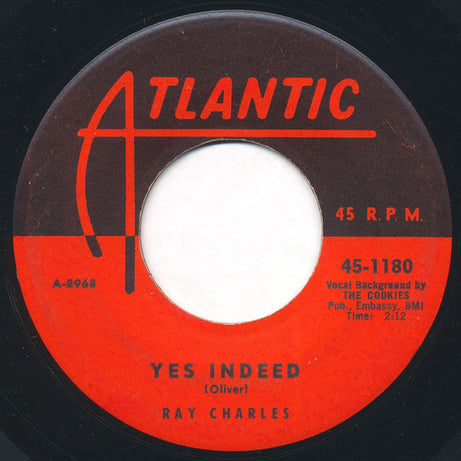 Ray Charles : I Had A Dream / Yes Indeed (7", Single)
