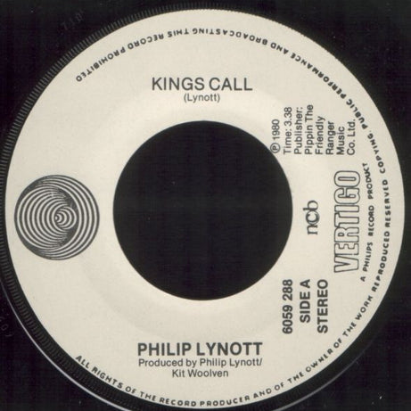 Phil Lynott : King's Call (7", Single)
