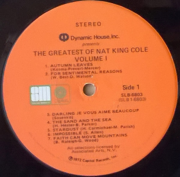 Nat King Cole : The Greatest Of Nat King Cole (2xLP, Comp, RP)