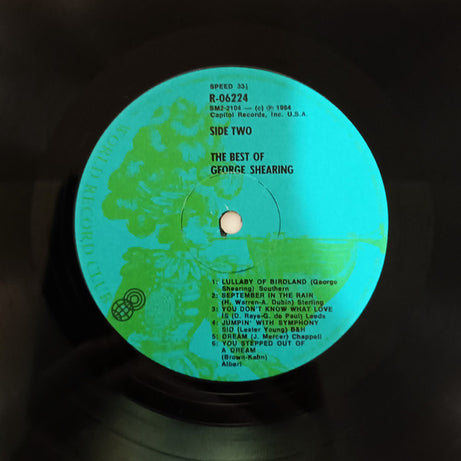 George Shearing : The Best Of George Shearing (LP, Comp, Club)