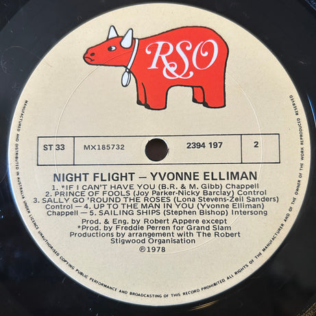 Yvonne Elliman : Night Flight (LP, Album)