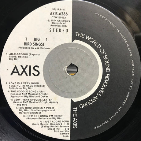 Big Bird (4) : Big Bird Sings! (LP, Album)