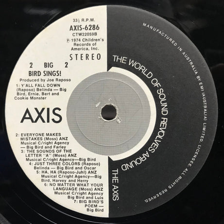 Big Bird (4) : Big Bird Sings! (LP, Album)