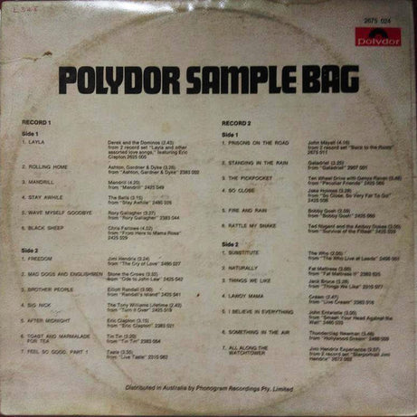 Various : Polydor Sample Bag (2xLP, Comp, Smplr, Gat)