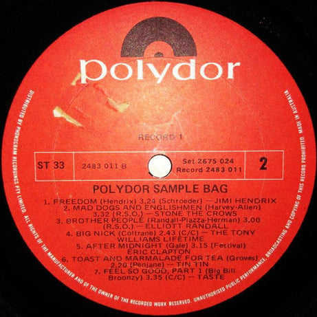 Various : Polydor Sample Bag (2xLP, Comp, Smplr, Gat)