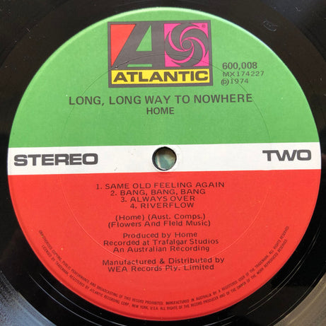 Home (14) : Long Long Way To Nowhere (LP, Album)