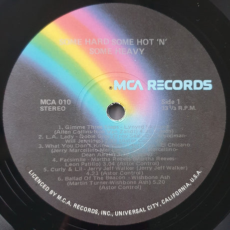 Various : Some Hard, Some Hot 'N' Some Heavy (LP, Comp, Smplr)