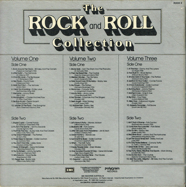 Various : The Rock And Roll Collection (3xLP, Comp)