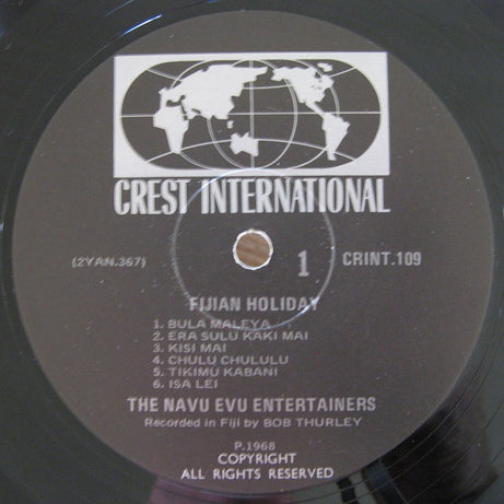 The Navu Evu Entertainers : Fijian Holiday (LP, Album)