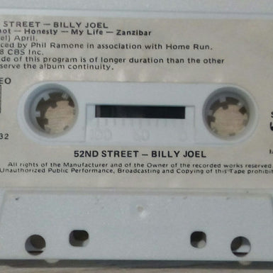 Billy Joel : 52nd Street (Cass, Album)