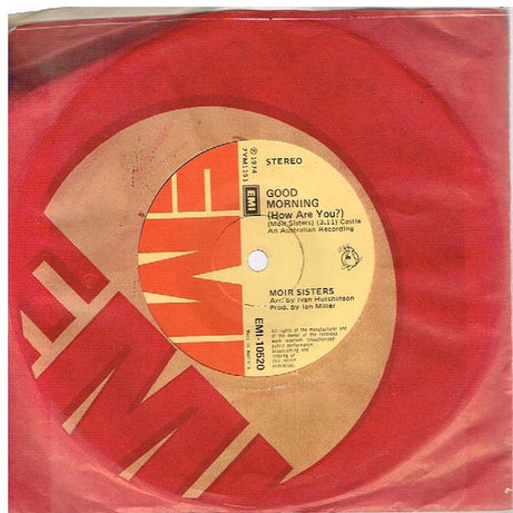 Moir Sisters : Good Morning (How Are You?) (7", Single)