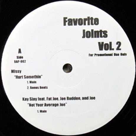 Various : Favorite Joints Vol.2 (12", Promo, Unofficial)