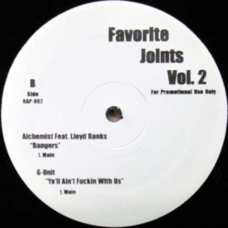 Various : Favorite Joints Vol.2 (12", Promo, Unofficial)